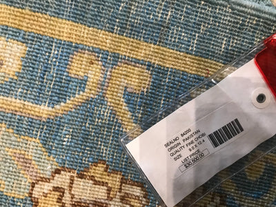 Pakistan Ziegler Hand Knotted Wool 9x12