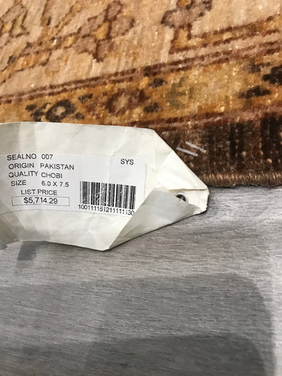 Pakistan Chobi Hand Knotted Wool 6x8