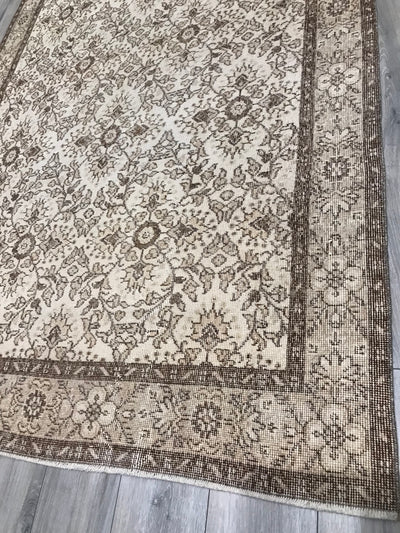 Turkish Sparta Semi Antique Hand Knotted Wool 6x9