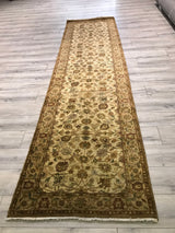 India Jaipur Hand Knotted Wool 3x12