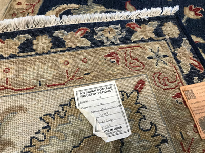 India Ziegler Hand Knotted Wool 9x12