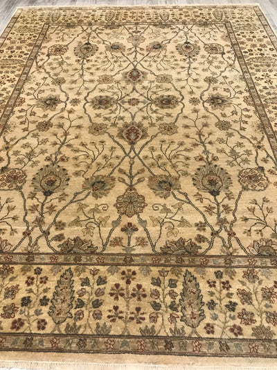 India Tuscan Hand Knotted Wool 8x10