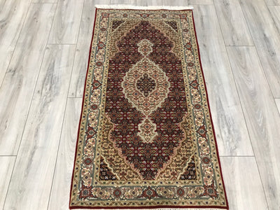 India Mahi Tabriz Hand Knotted Wool 3x5