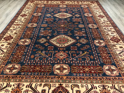 Pakistan Shirwan Kazak Hand Knotted Wool 9x12