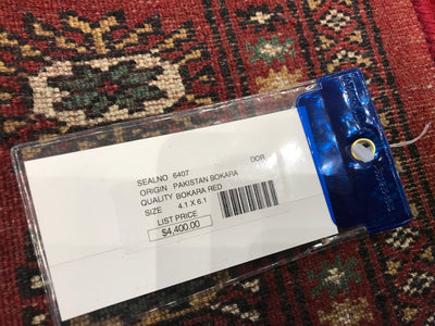 Pakistan Bokhara Hand Knotted wool 4x6