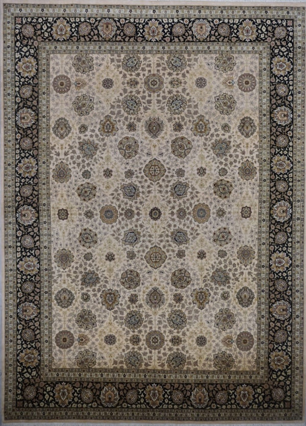 Pakistan Tabriz Hand Knotted Wool 9x12