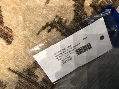 Pakistan Ziegler Hand Knotted  Wool 9x12