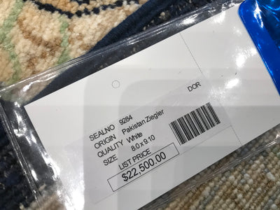 Pakistan Ziegler Hand Knotted Wool 8x10