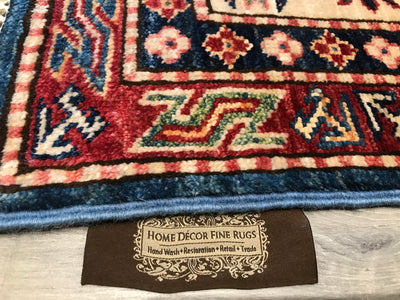 Pakistan Shirwan Kazak Hand Knotted Wool 9x12