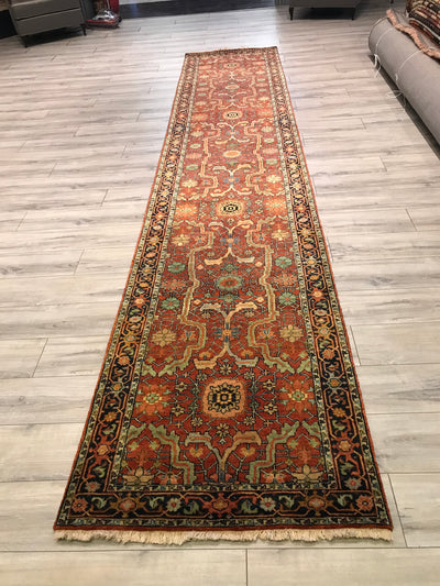 India Kanna Agra Hand Knotted Wool 3x16