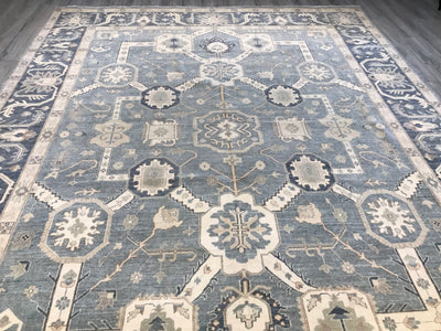 Pakistan Ziegler Hand Knotted Wool 10x14