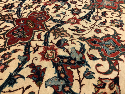 Persian Esfahan Hand Knotted Wool 8x11