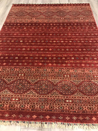 Pakistan Korjeen Hand Knotted Wool 6x8