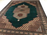 Pakistan Bokhara Hand Knotted Wool 9x12