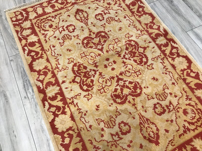 Chain Oushak Hand Knotted Wool 4x6