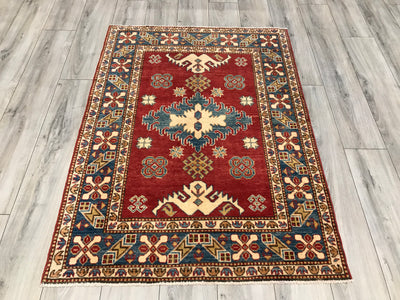 Pakistan Kazak Hand Knotted Wool 4x5