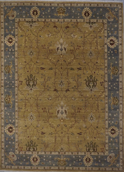 India Ziegler Hand Knotted Wool 9x12