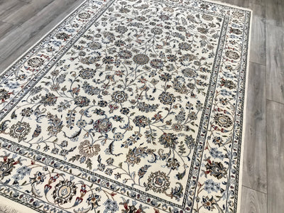 India Nain 6x9 Hand Knotted Wool & Silk 6x9