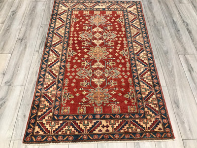 Pakistan Kazak Hand Knotted Wool 4x6
