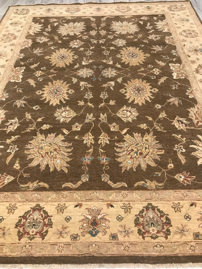 India Ziegler Hand Knotted Wool 8x10