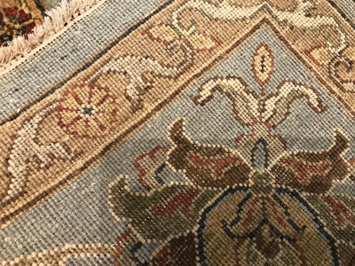 India Ziegler Hand Knotted Wool 9x12