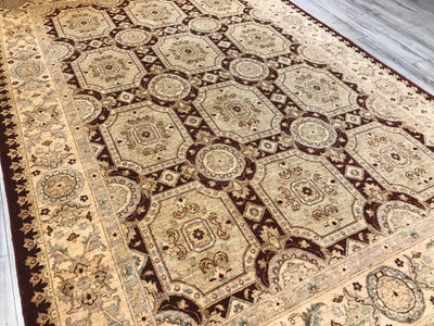 Pakistan Ziegler Hand Knotted Wool 8x12