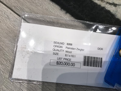 Pakistan Ziegler Hand Knotted Wool 8x10