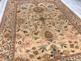 India Agra Hand Knotted Wool 9X12
