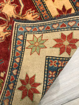 Pakistan Kazak Hand Knotted Wool 4x5