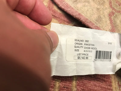 Pakistan Ziegler Hand Knotted Wool 4x6