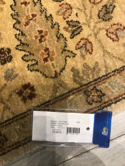 India Tuscan Hand Knotted Wool 8x10