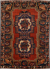 Persian Old Baktiari Hand Knotted Wool 5x7