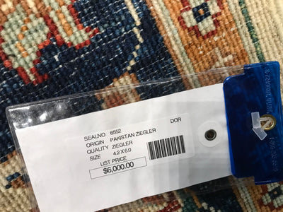 Pakistan Ziegler Hand Knotted Wool 4x6