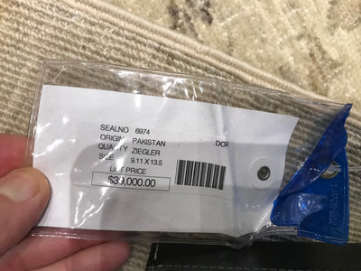 Pakistan Ziegler Hand Knotted Wool 10x14