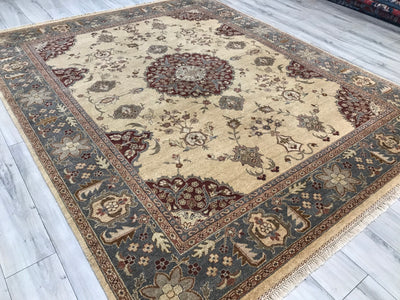 India Imperian Hand Knotted Wool 8X10