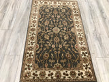 India jaipur Hand Knotted Wool& Silk  3x5
