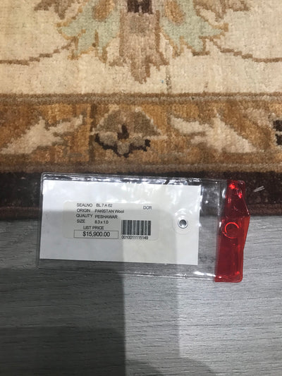 Pakistan Peshawar Chobi Hand knotted Wool 8x10