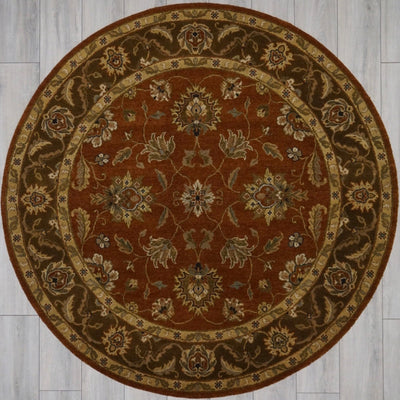 India Luxor Hand Knotted Wool 6x6