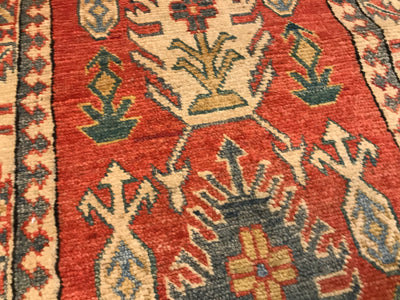 Pakistan Kazak Hand Knotted Wool 3X10