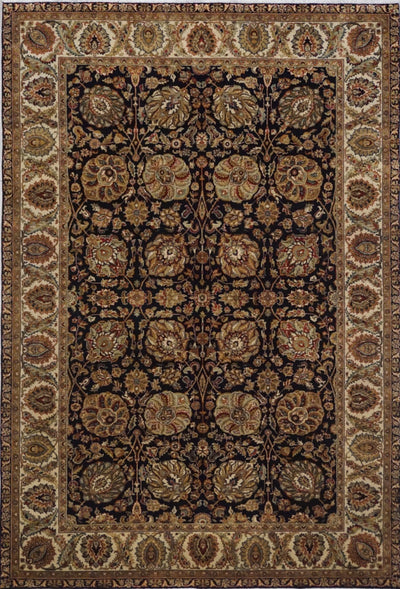 India Tabriz Hand Knotted Wool 6x9