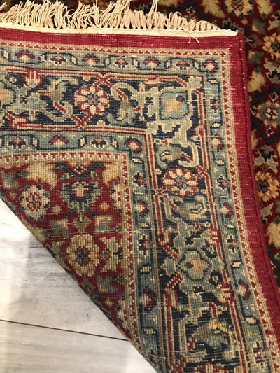 India Mahi Herati Hand Knotted Wool 4x6