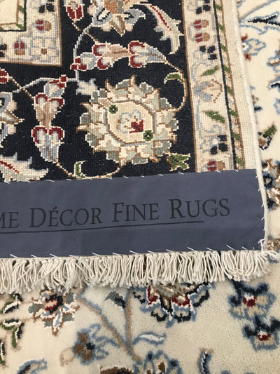 India Nain Hand Knotted Wool & Silk 5x7