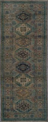 Pakistan Sultani Hand knotted wool 3x8