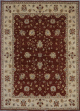 India Ziegler Hand Knotted Wool 8x10