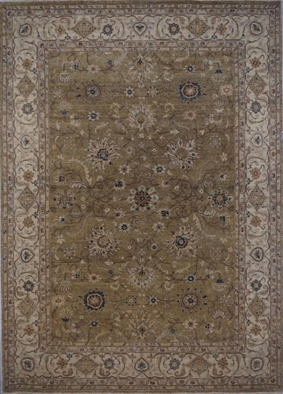 India Ziegler Hand Knotted Wool 9x12