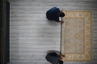 Pakistan Ziegler Hand Knotted Wool 9x13