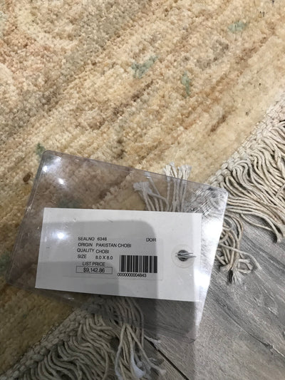 Pakistan Chobi Hand Knotted Wool 8x8