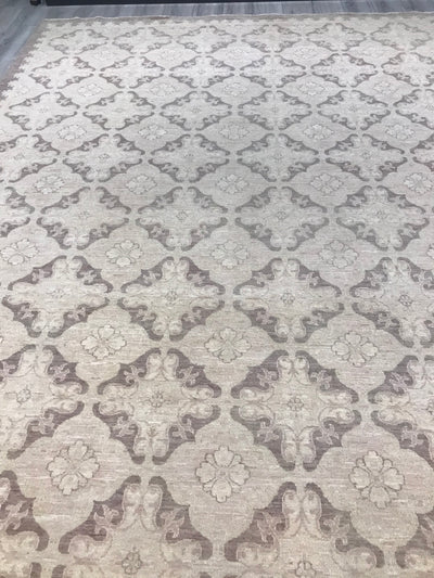 Pakistan Ziegler Hand Knotted Wool 9x12