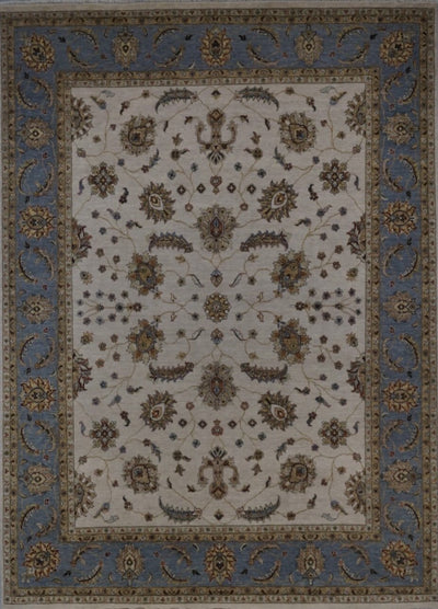India Ziegler Hand Knotted Wool 8x10