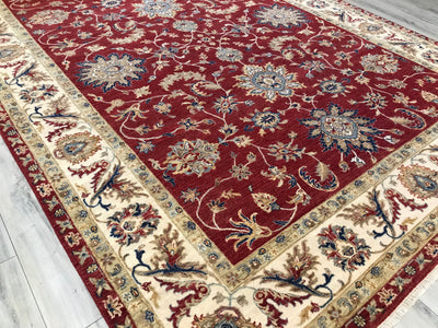 India Ziegler Hand Knotted Wool 9x12